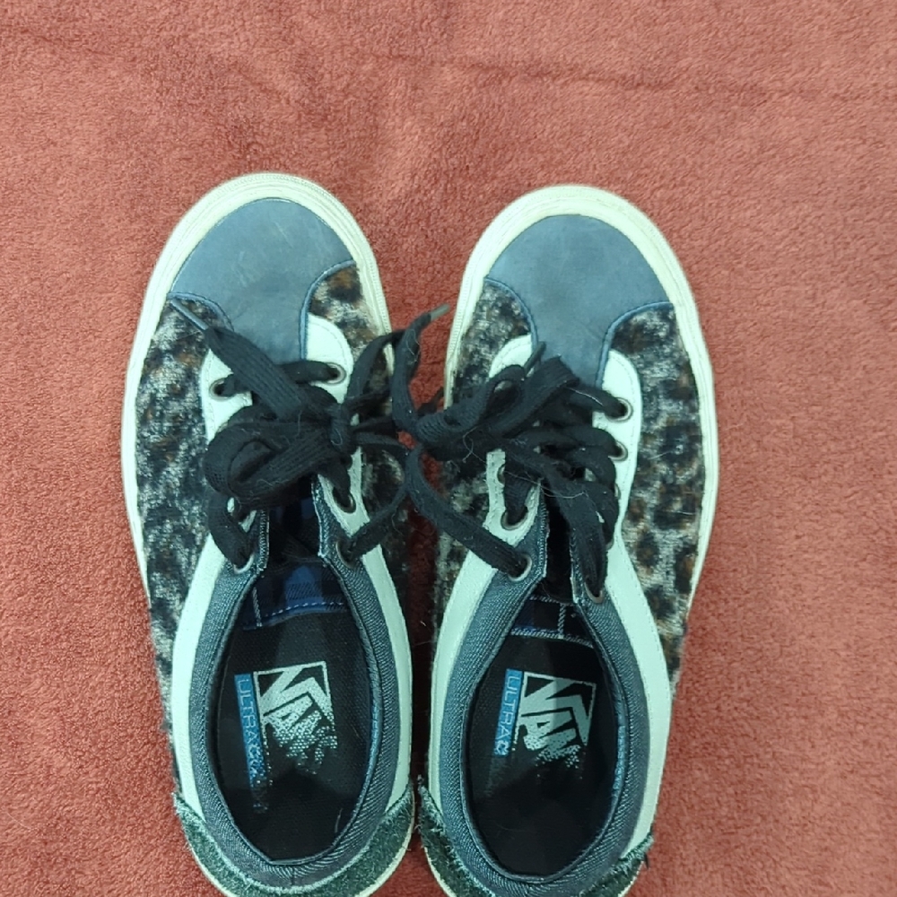 Vans Leopard Print Unique Vans Size 5 Kids Or 6.5 Women's